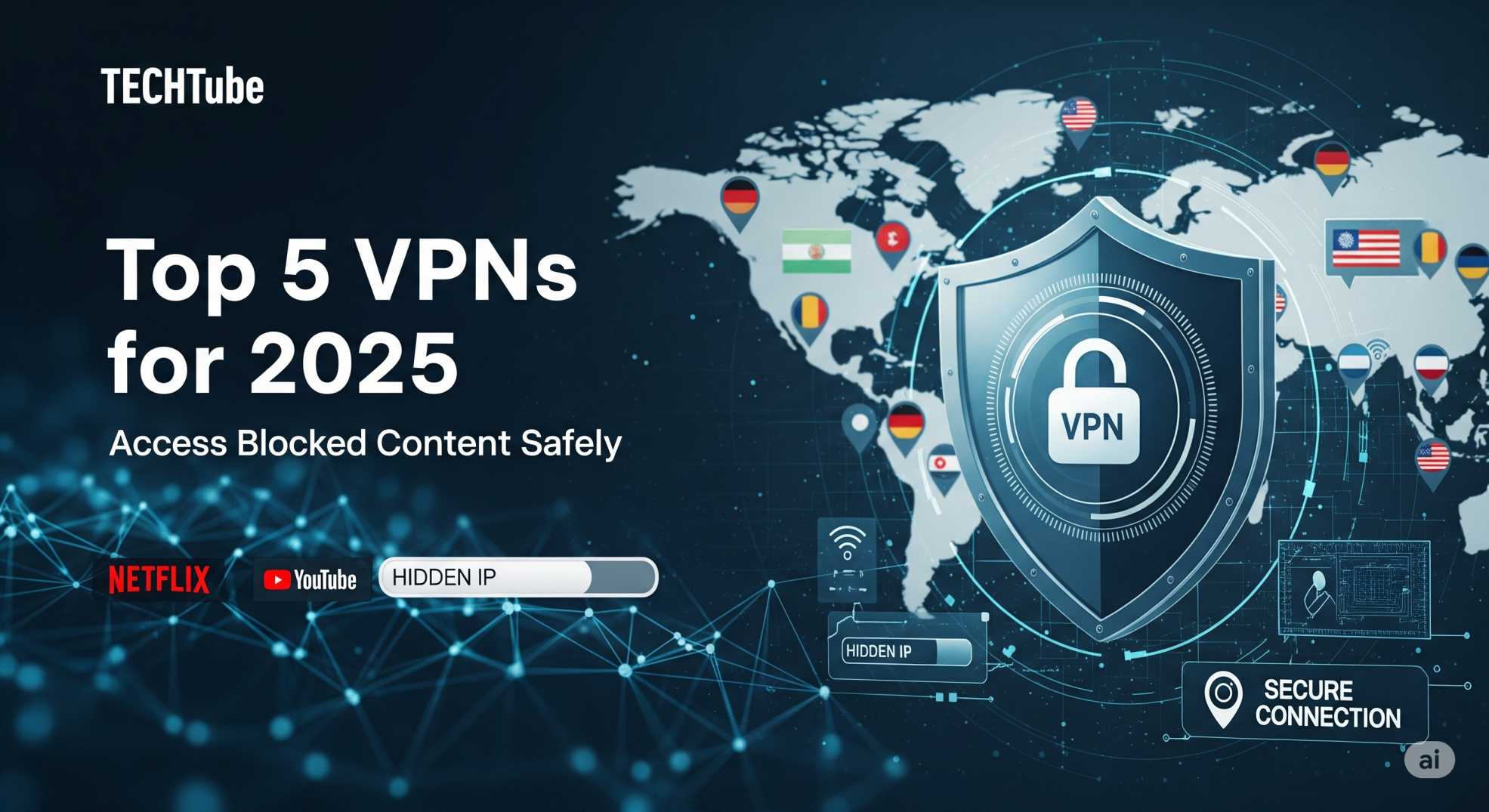 Top 5 VPNs to Access Blocked Content Safely in 2025 (Tested & Ranked)