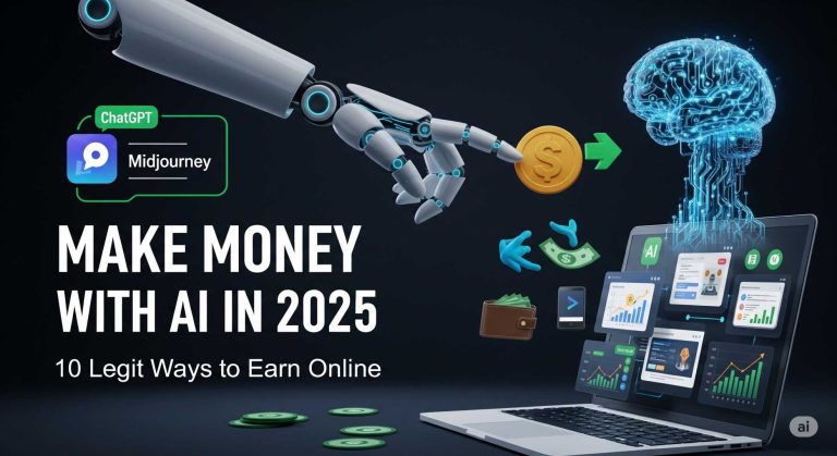 Make Money Using AI Tools: 10 Legit Ways to Earn Online in 2025